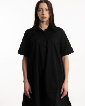 Noir Shirt Dress