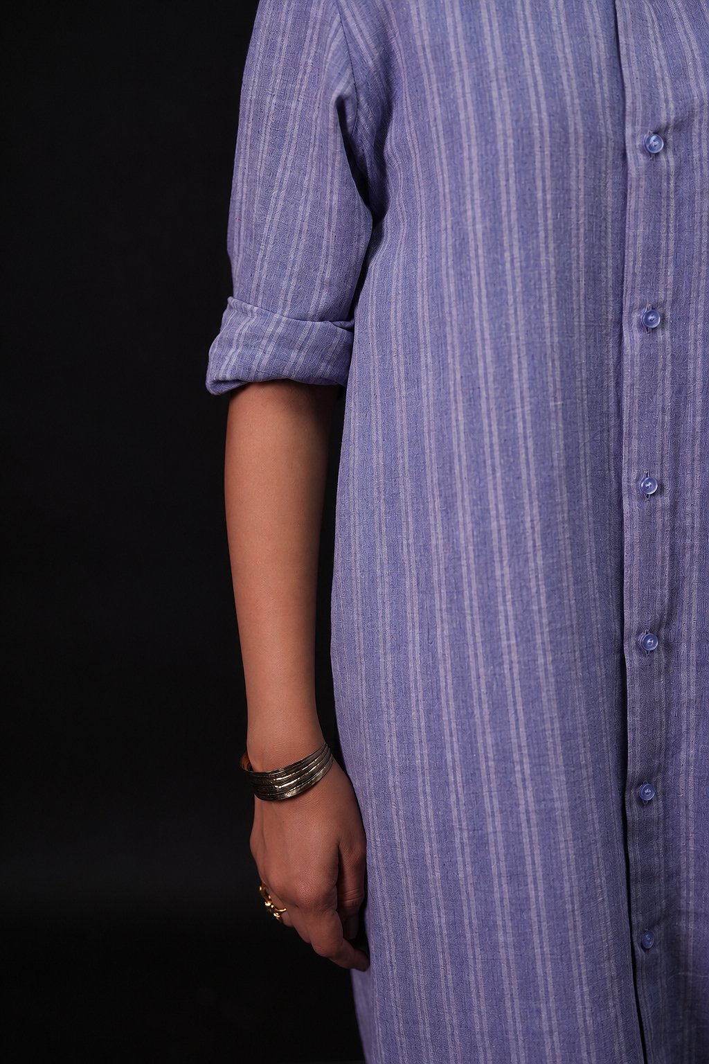 Lavender Haze Hemp Shirt Dress